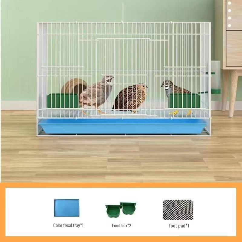 

Складная проволочная клетка для разведения для начинающих - Идеально подходит для кур, перепелов, голубей и утят. Extra Large (60*40*40) Package 2