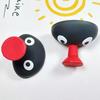 Cartoon Hook  Cute Pout Penguin Towel Hook Creative No Punching Non-Trace Wall Stick 3D Hook Household Storage Accessories