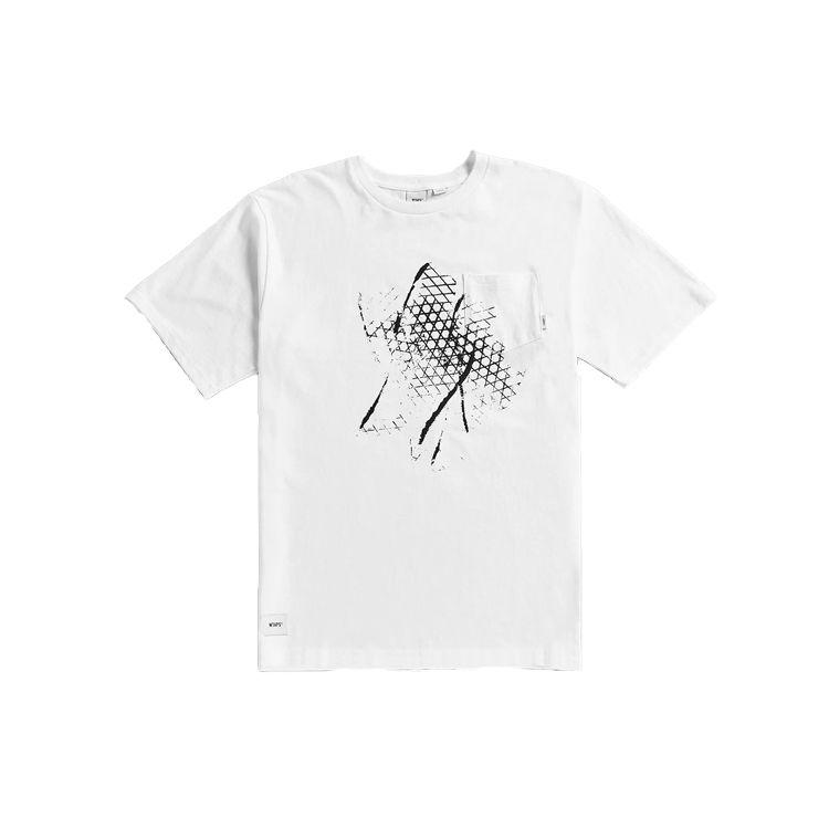 Vans x Wtaps Crossbones Graphic Print Short Sleeve T-Shirt Unisex Tops White VN0A4TRDWHT1