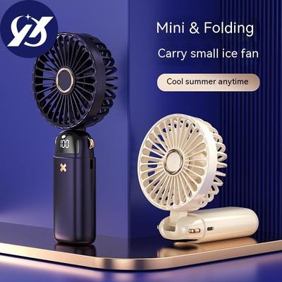 Mini Handheld Small Fan Portable Portable Silent Office Desk Student On Dormitory Charging Outdoor Hand Holding Fan Small