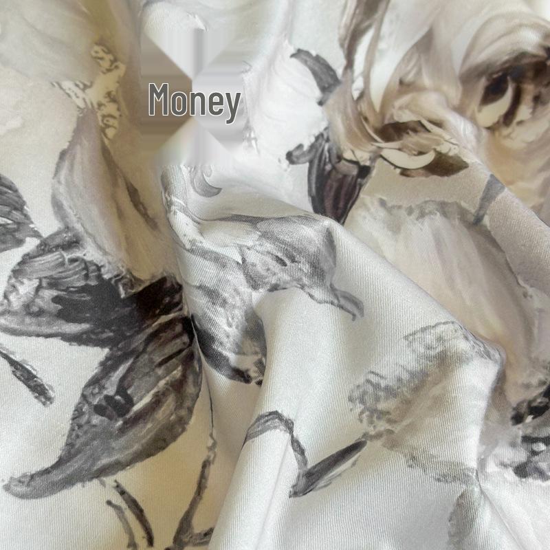 Tencel Cotton Printed Four-Piece Set - Lightweight Luxury Bedding for Spring & Summer