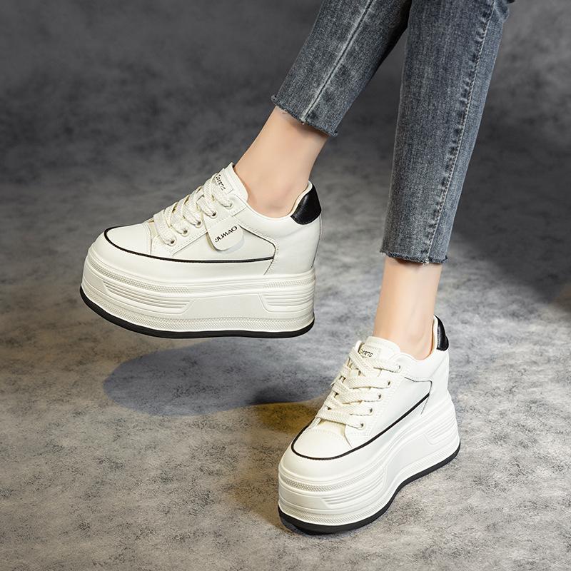Casual shoes 2026 Spring and Autumn new women's shoes  sponge cake thick soled women's shoes
