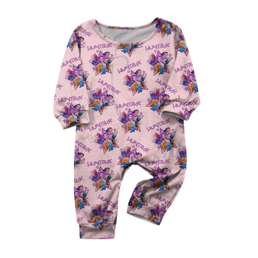 Prints Family Matching Long Sleeve Tops+Pants Set Family Matching Sets