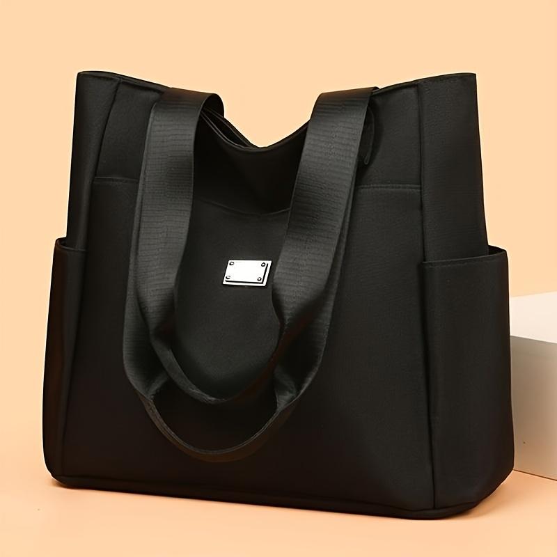 

Женская стильная нейлоновая сумка-тоут - прочная, с несколькими карманами, застежка-молния, идеальная