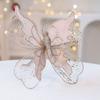 Glittered 3D Butterfly Decoration 20cm Simulated Butterfly Ornament  New Year