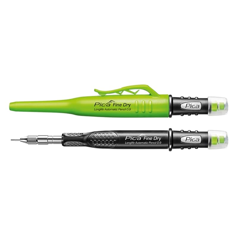 Pica Marker company pika marker architectural mechanical pencil Fine Dry Round core 0.9mm black HB 7070 Round core 2.8mm black 2B 3030 set 1 piece