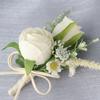 Wedding Boutonnieres Flower Decoration Corsage Flower Artificial Floral Wedding Props Elegant Flower Decors