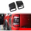 Rear Taillight Tail Light Lamp Cover Trim ABS Carbon Fiber for Dodge RAM 1500     Car Accessories