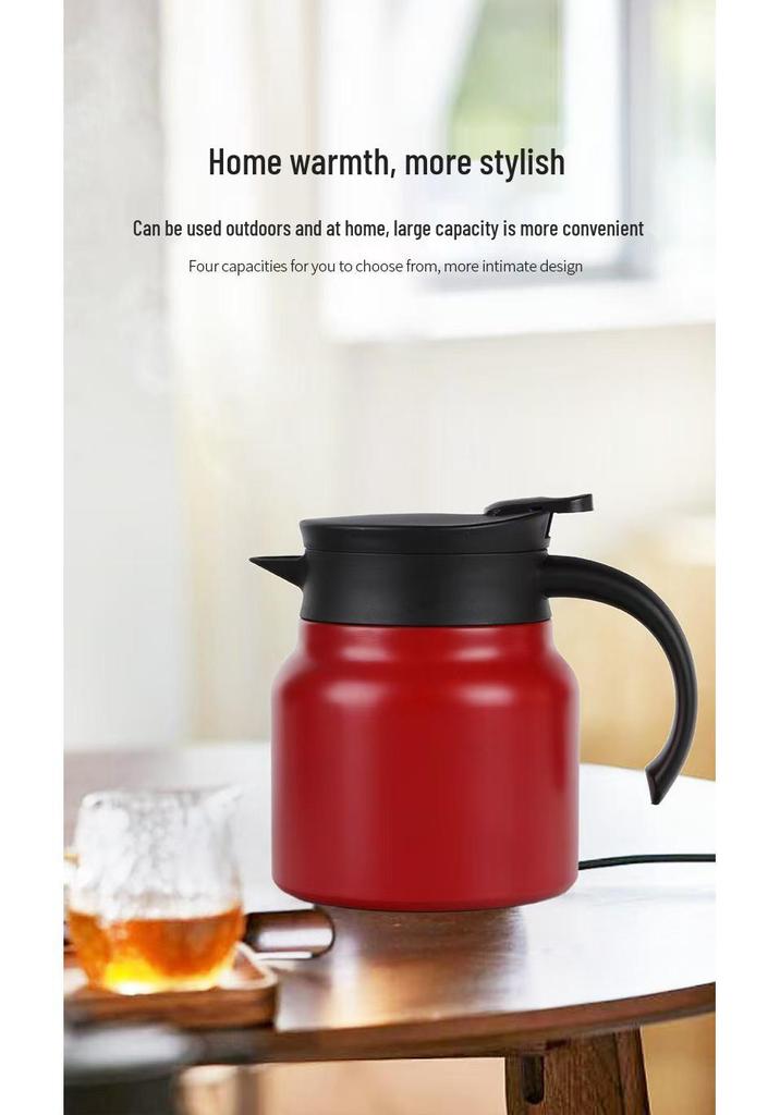 316 Stainless Steel Insulated Large Capacity Teapot with Handle for Home and Office