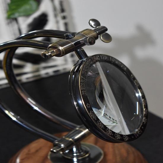 Brass Magnifying, Anniversary Gift, Gift For Husband, Gift For Son, Gift For Men