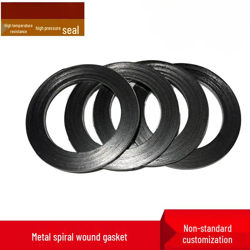 Metal Jacketed High-Temp Flange Gasket, Graphite, DN20/25/40/50/65/100
