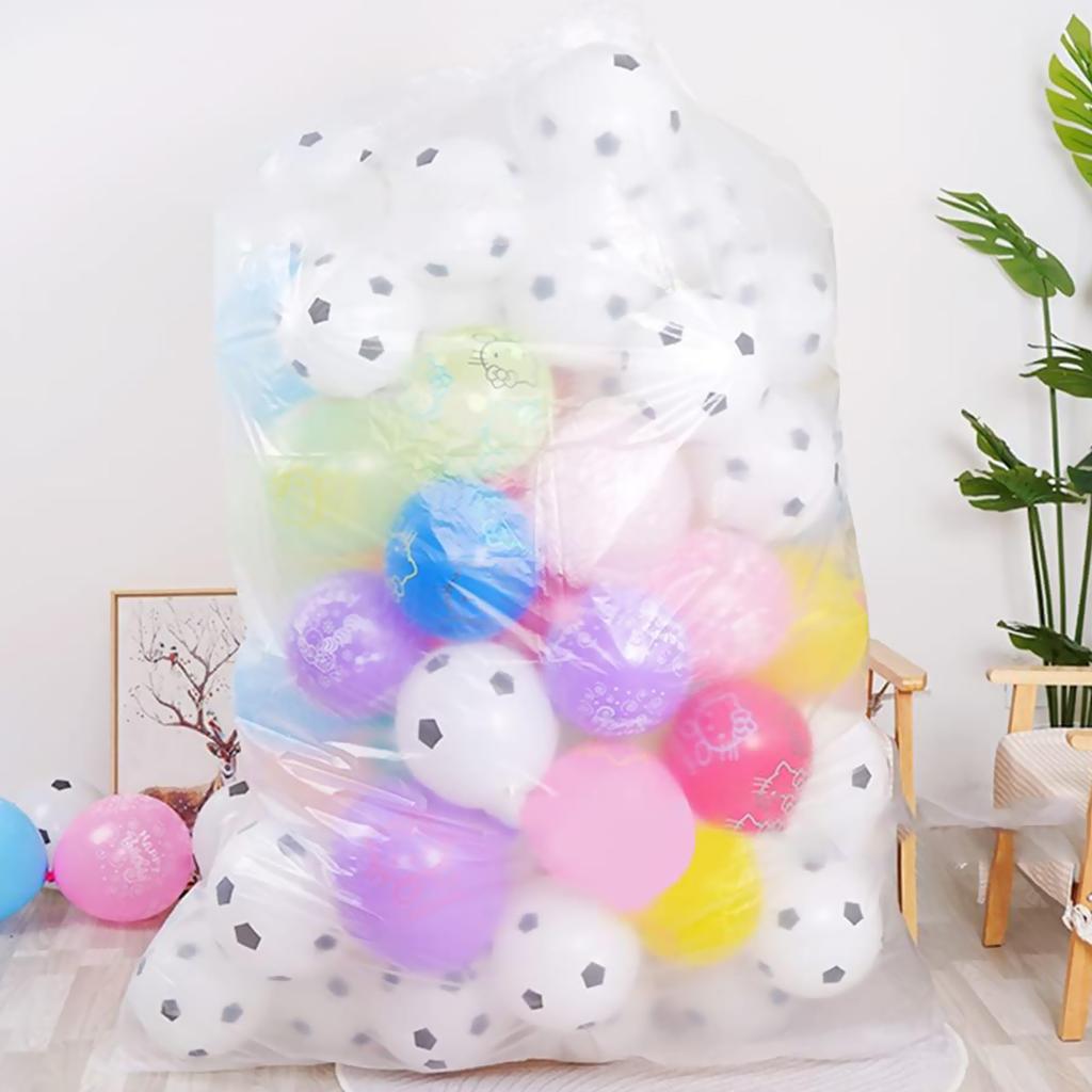 1pcs Balloon Bag Storage Bag 1.2X1.5m Large Big Plastic Bag Tool for Transport Ballon Clear Christmas Tree Disposal Storage Bag