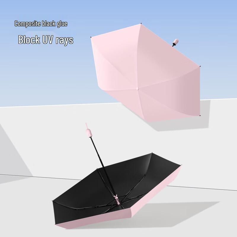 Automatic Three-Fold UV Protection Travel Umbrella
