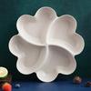 Four-Leaf Clover Snack and Fruit Plate for Home