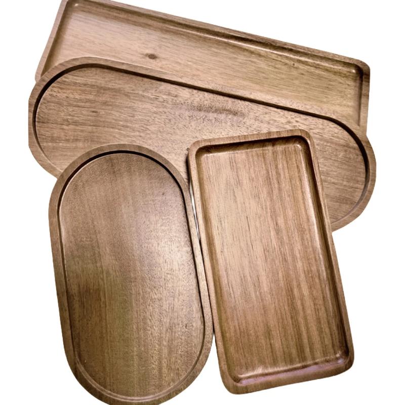 Japanese wooden tray, oval tray, wooden plate, soap tray, storage tray, storage tray Bathroom tray