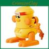 Kids Toy Mechanical Flip Duck With Linking Chain For Preschool Play And Learning