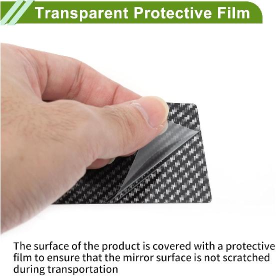 Door Pillar Window Trim for Dodge for Ram 2019-2023 Carbon Fiber Pattern Black Front Left Right Anti Scratch Sticker Pillar Posts Cover 4 Pcs