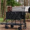 Lín Pàn Outdoor Foldable Double-Layer Camping Wagon with Trailer