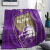 Al Ain FC Pattern Flannel Blanket, High Quality Comfortable for All Seasons, Home Decor, Warmth and Comfort, Perfect for Gifts.