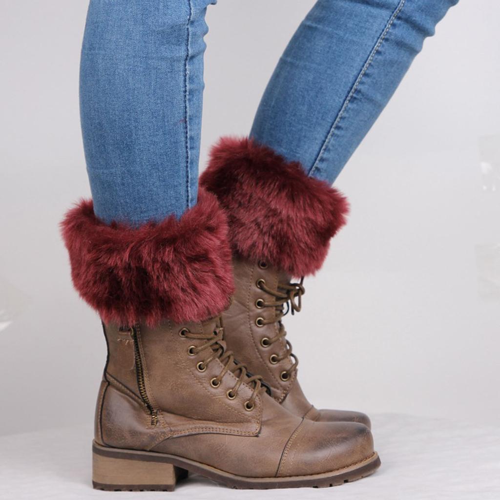 NEW Soft Fleece Lined Knit Brown Stripe Boot Toppers Cuffs Last PAIR FREE SHIP NEW Soft Fleece Lined Knit Brown Stripe Boot Toppers Cuffs Last PAIR FREE SHIP