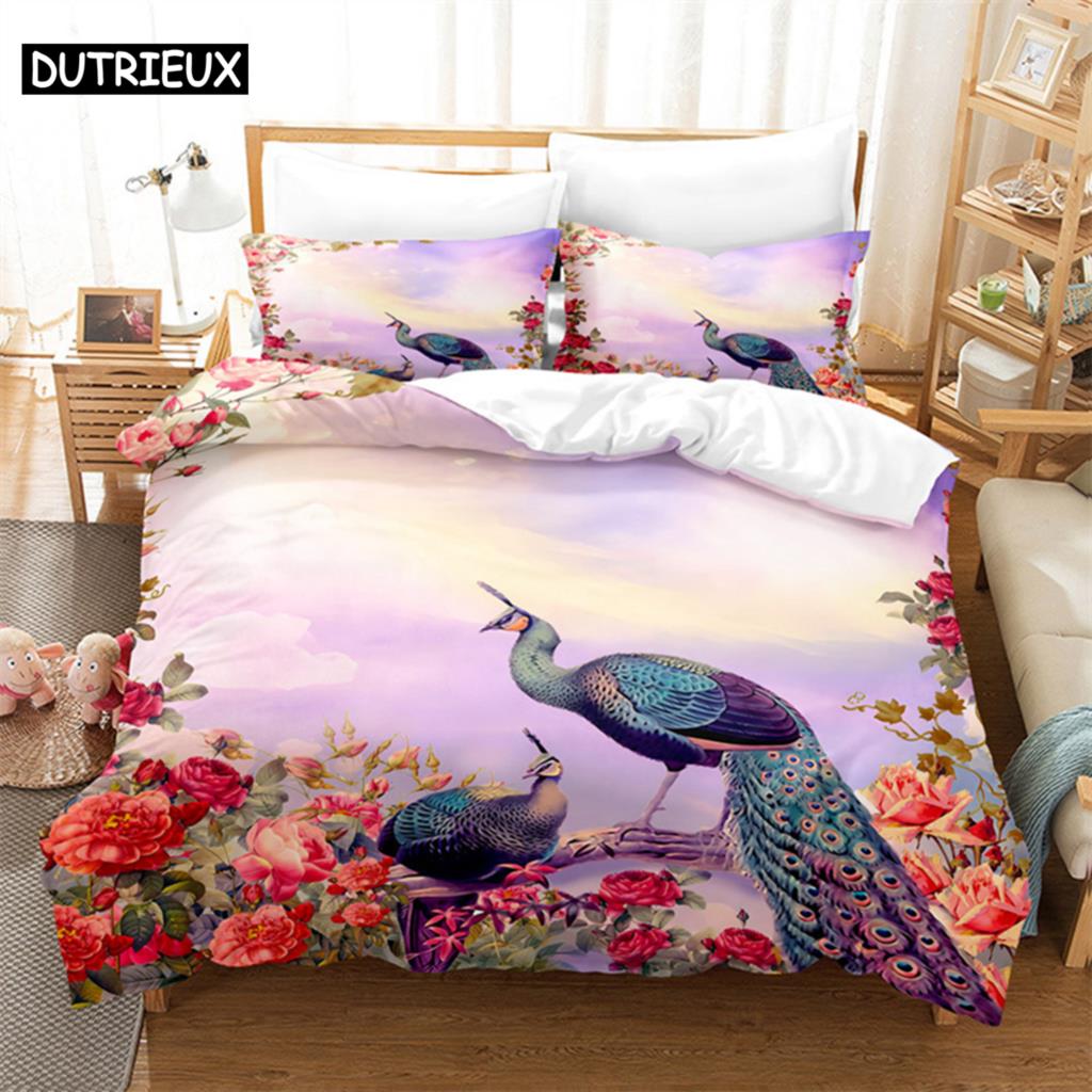 Comforter Eagle Rose Queen Bedding Set Kids Bedding Digital Printing King Size Bedding Set