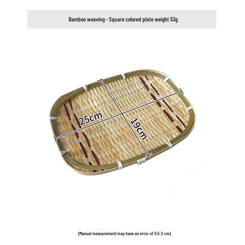 Bamboo Basket for Bread, Pastry, Fruit Storage - Ideal for Home, Restaurant, or Hotel Use