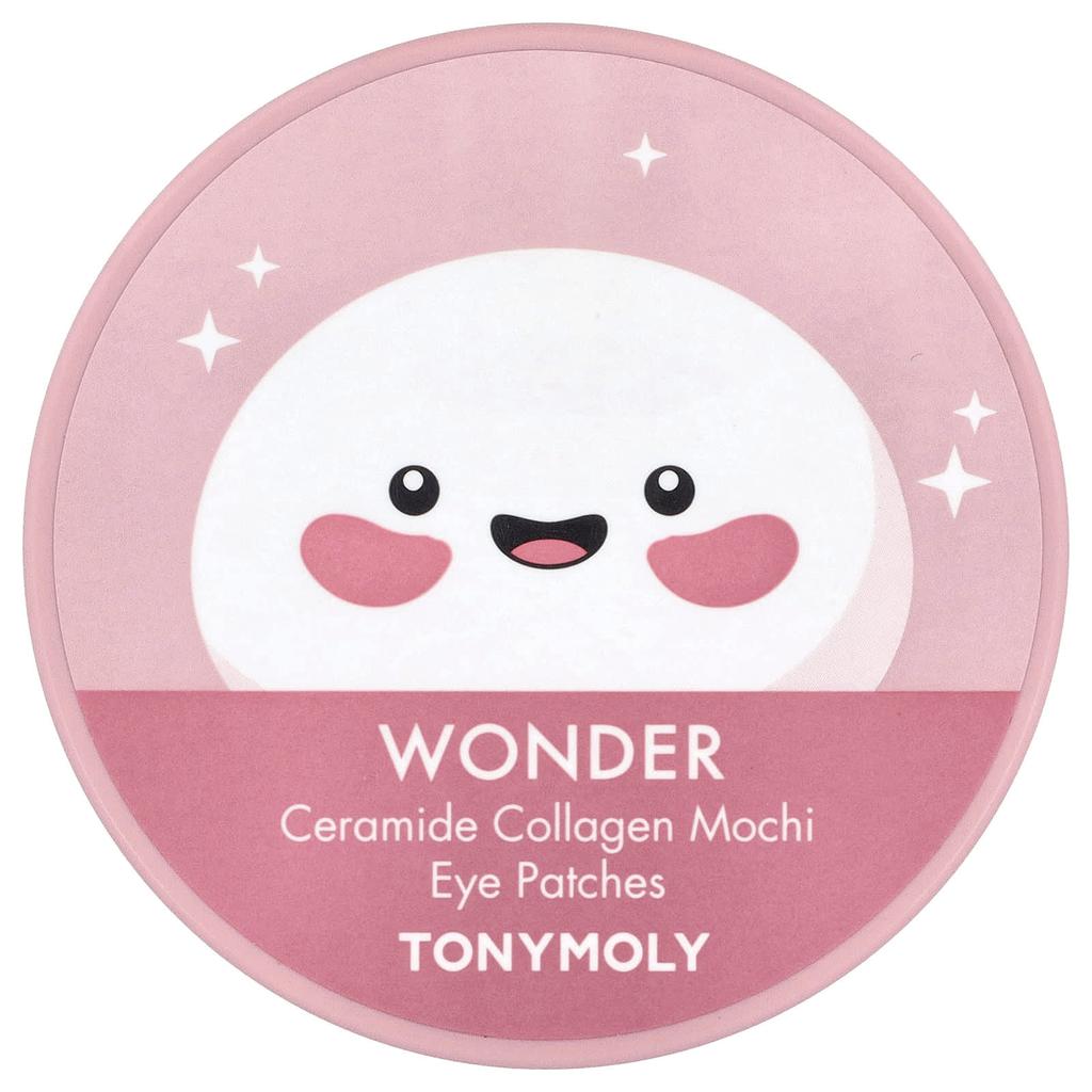 TonyMoly Wonder Ceramide Collagen Mochi Eye Patch, 60 Patches