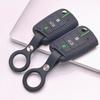 Key Fob Cover for VW Golf Tiguan Passat Polo Octavia A7 Mk7 Mk2 B8 with Keychain Anti-Scratch Surface Shockproof Structure Soft Grip Texture