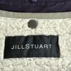 JILL STUART Detachable Boa Liner Mod Coat Spring Autumn Winter Women M Dark Purple Outer cBH618(USED)