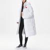 Anta Champion All-Weather Series Winter Olympics National Flag Solid Color Long Hooded Down Jacket Unisex Outerwear Pure-White 152350903-1