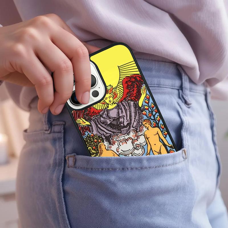 The Lovers VI Tarot Card Phone Case For iPhone 17 Air 15 16e 14 13 Pro Max Coque 12 11 Pro Max PLUS Cover
