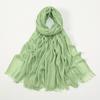 Large Size Cotton Feeling Scarf Women Plain Foulard Femme Luxury Hijab Long Bandana Evening Party Dress Shawls and Wraps