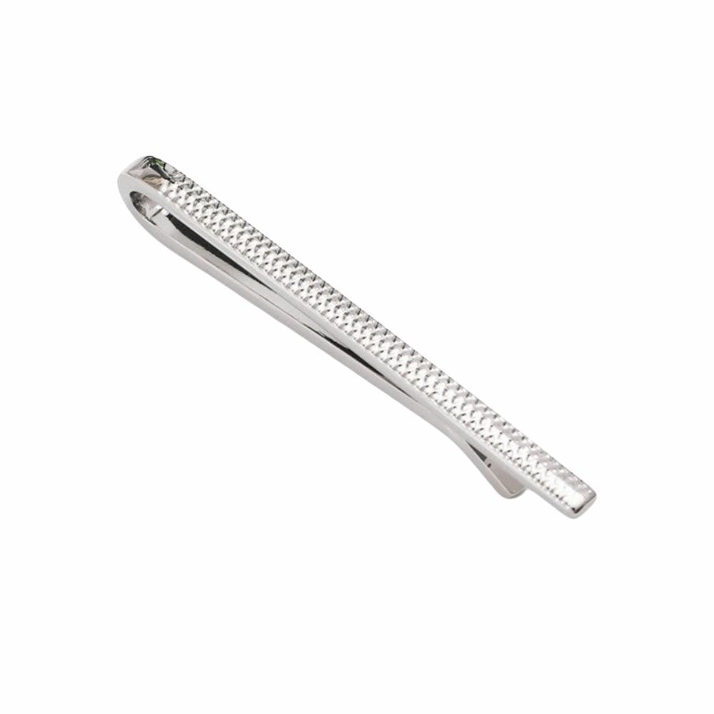 Simple Tie Clasp Exquisite Gentleman Tie Pin Formal Tie Clip  Men s Jewelry серебряный
