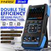 Handheld 3-in-1 Digital Oscilloscope Multimeter Shockproof Dual Channel Signal Generator.
