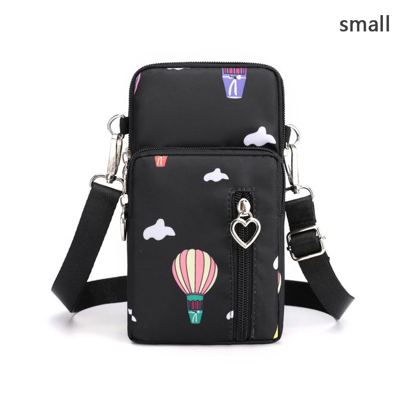 Mini Canvas Umhängetaschen für Frauen Männer Kleine Handtaschen Schulter Messenger Bag Koreanische Mädchen Junge Studenten Reißverschluss Handytasche Geldbörsen