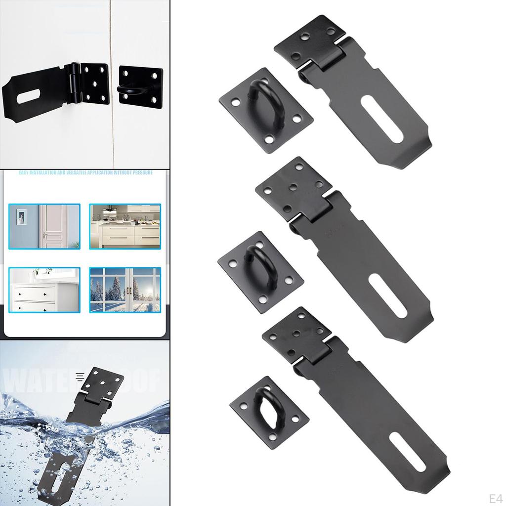 Burglar-proof Hasp Latch Anti Lock Shed Porous Positioning Household Window Furniture Hardware
