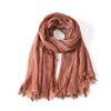 Fashion Striped Cotton Linen Scarf for Men