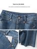 Women's High-Waisted Loose Slimming Floor-Sweeping Jeans - Trendy Straight-Leg Pants for Spring and Autumn 2025