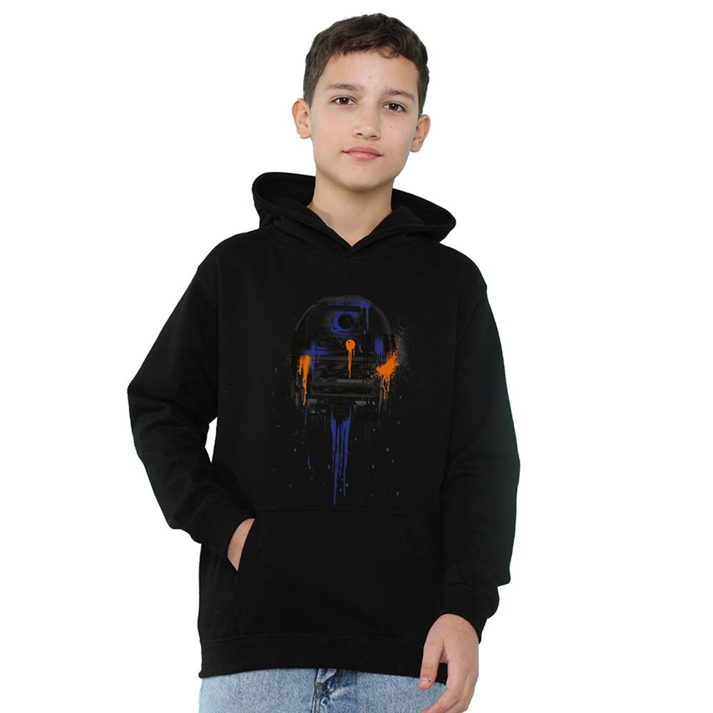 Star Wars Childrens/Kids R2-D2 Paint Drip Hoodie