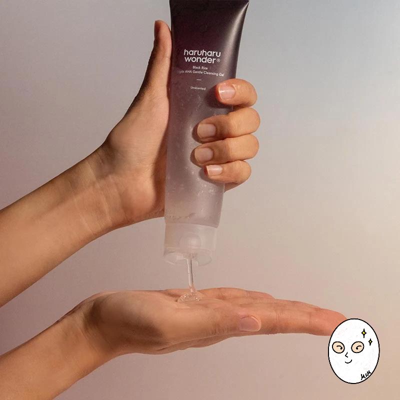 Haruharu Wonder Black Rice Triple AHA Gentle Cleansing Gel 100ml
