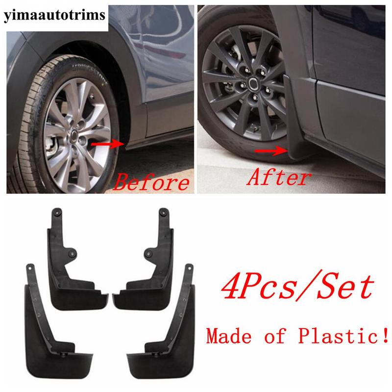 For Mazda CX-30 - 2025 Car Front Rear Mudguards Mud Splash Flaps Muds Fender Protection Cover Accessories Exterior Kit