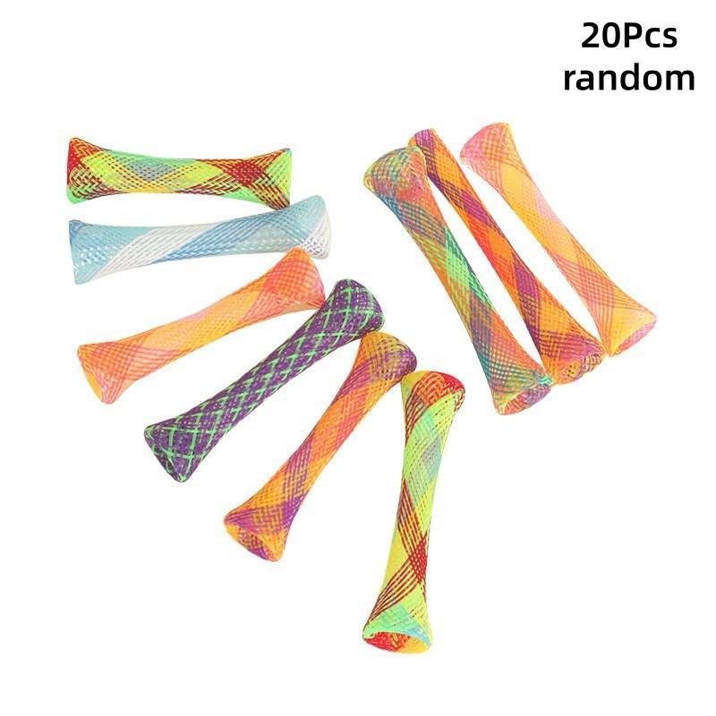 

20/50Pcs Colorful Cat Spring Toys Springy Mesh Cat Stick Interactive Pet Toy For Pet Cat Boredom Relief Entertainment Toys A1