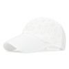 Summer Hollow Knitted Baseball Cap Women's Outdoor Sunscreen Sunshade Hat Breathable Cap Net Cap