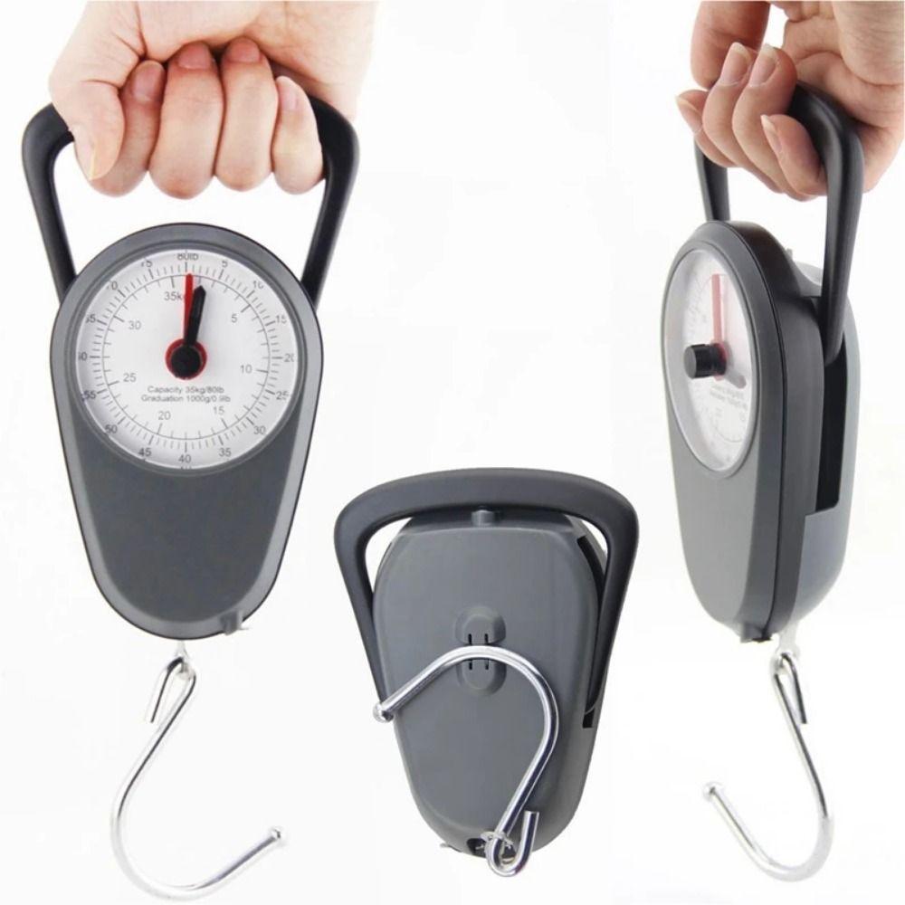 Compact Mini Hand Scale with Tape Measure Travel Weighing Scale Suitcase Measurement