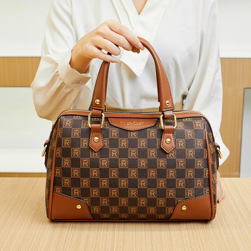 

Женские сумки Легкая роскошь Простая и модная Универсальная вместительная наплечная сумка Сумка кроссбоди с принтом Сумка Женская сумка