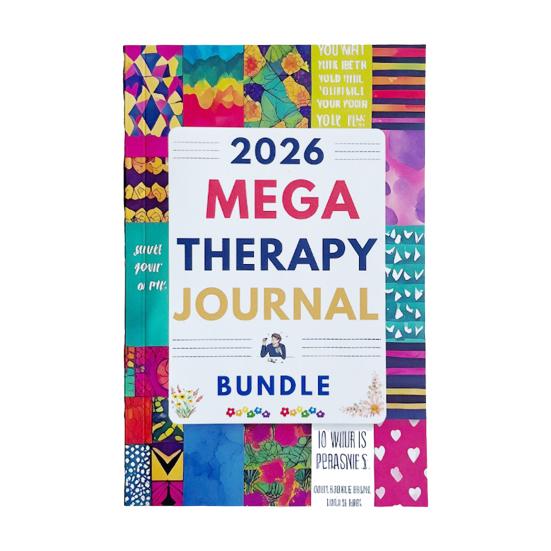 Therapy Journal Mental Wellness Gift for Adults Trauma Recovery Guide Notebook for Mindfulness Self-reflection Anxiety Reduction Resilience Building