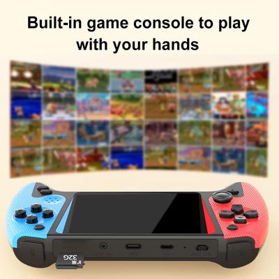 Gaming Console 3.5inch LCD Screen Built-in 500 Games Nostalgic Game Console TV Connect 1200mAh for Kids Adults for Single Player