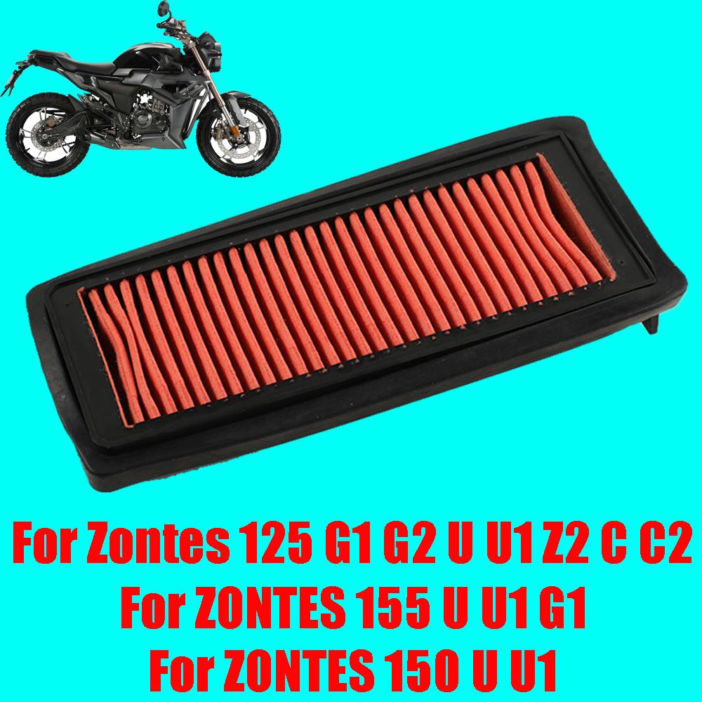 Filtru de aer pentru motocicletă Element de admisie curatator Pentru ZONTES G1-125 G2-125 U-125 U1-125 U-150 U1-150 U-155 U1-155 G1-155 C125 C2-125