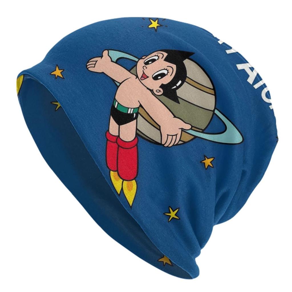 Custom Astro Boy Japan Unisexga Beanies Caps Unisex Women Unisex Hip Hop Winter Warm Knit Hat Adult Anime Cartoon Bonnet Hats