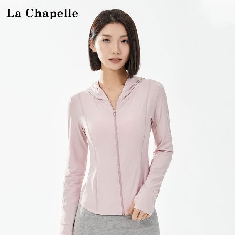 

La Chapelle Women s Slim-Fit Hooded Cooling Sun Protection Jacket S